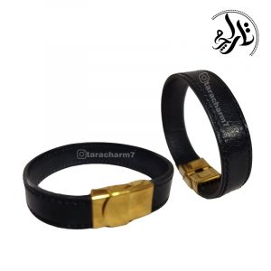 دستبند مشکی ساده