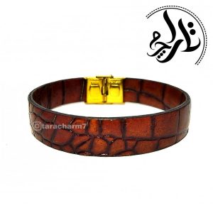 دستبند سنگی عسلی