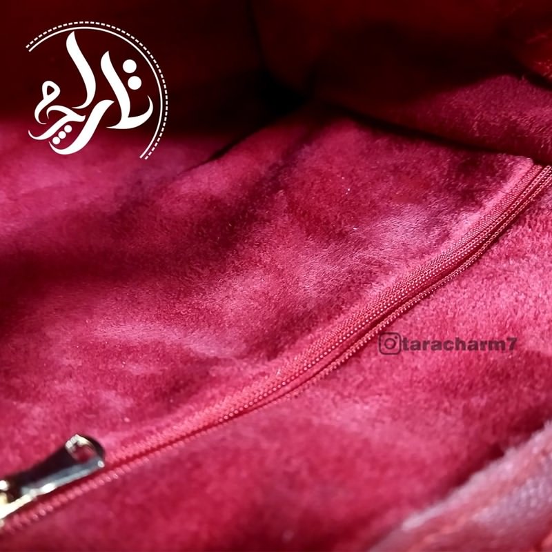 kif sangi ghermez (4) کیف زنانه سنگی قرمز